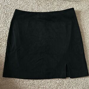 Women’s black mini skirt